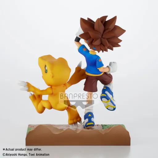 Digimon Adventure Adventure Archives Taichi and Agumon figure 15cm